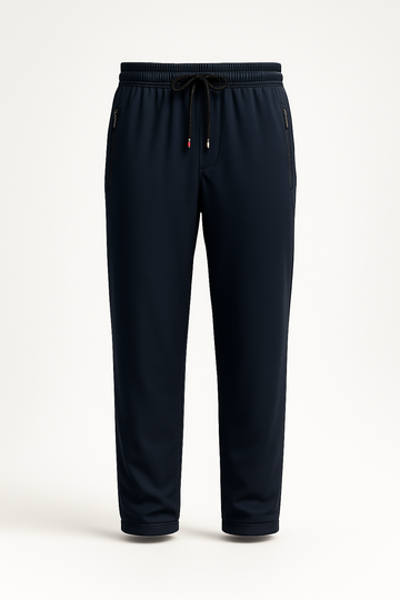 Men's Loose Fit Cotton Trousers Graphite Soft Wool