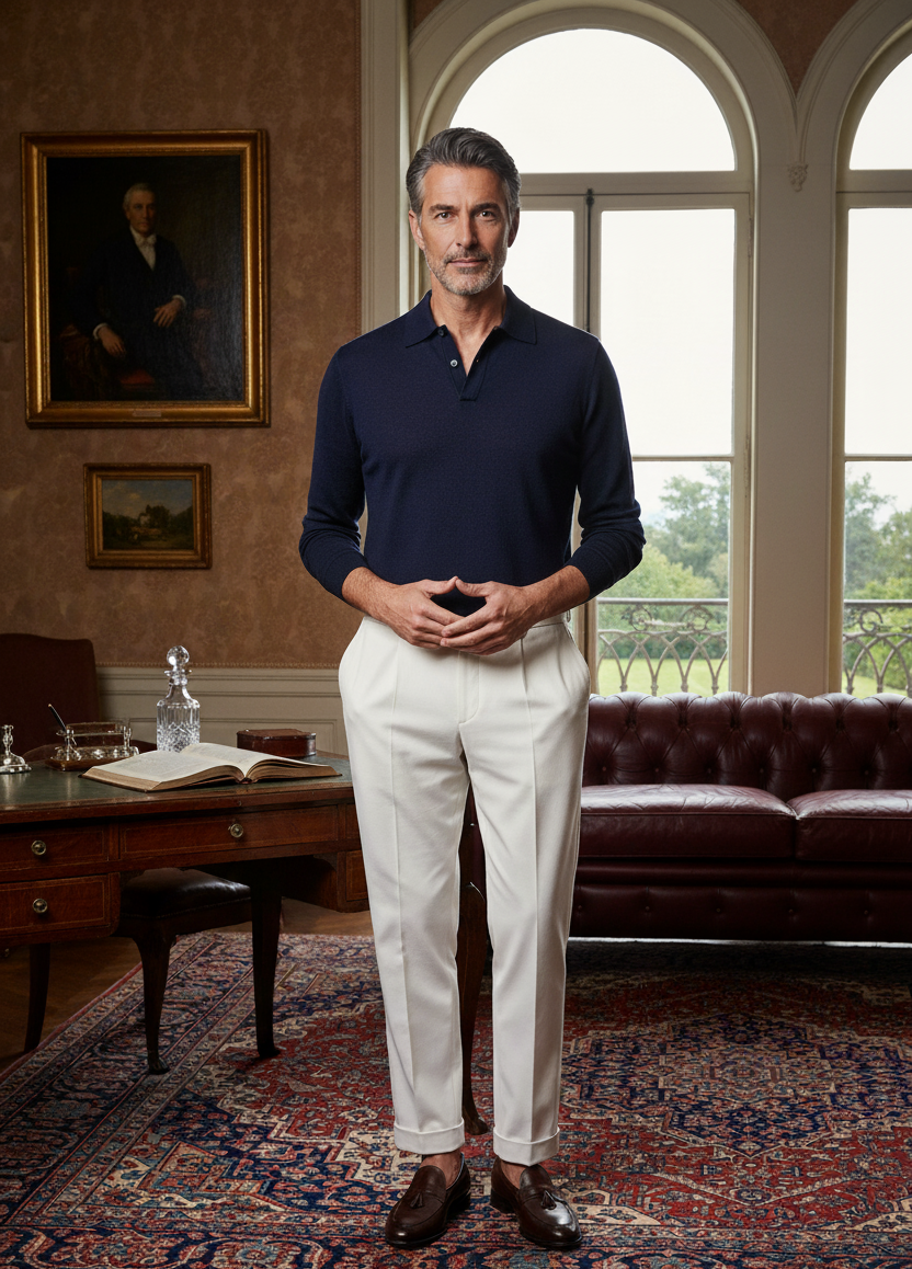 Men's Trousers Linen Veneza