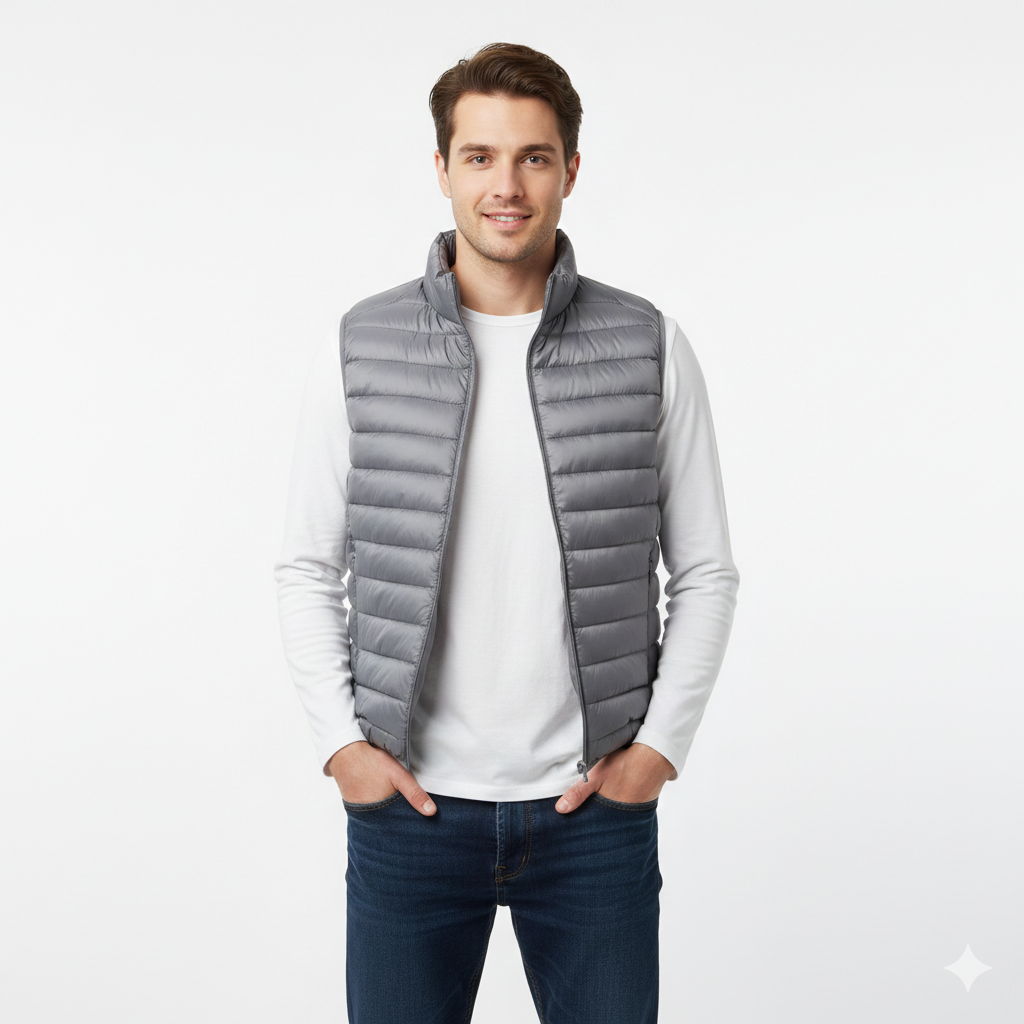 Colete Masculino em Pluma de Pato - Bari Sailor