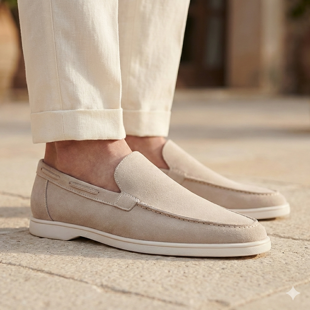 Frosted Summer Suede Men's Single Pedal