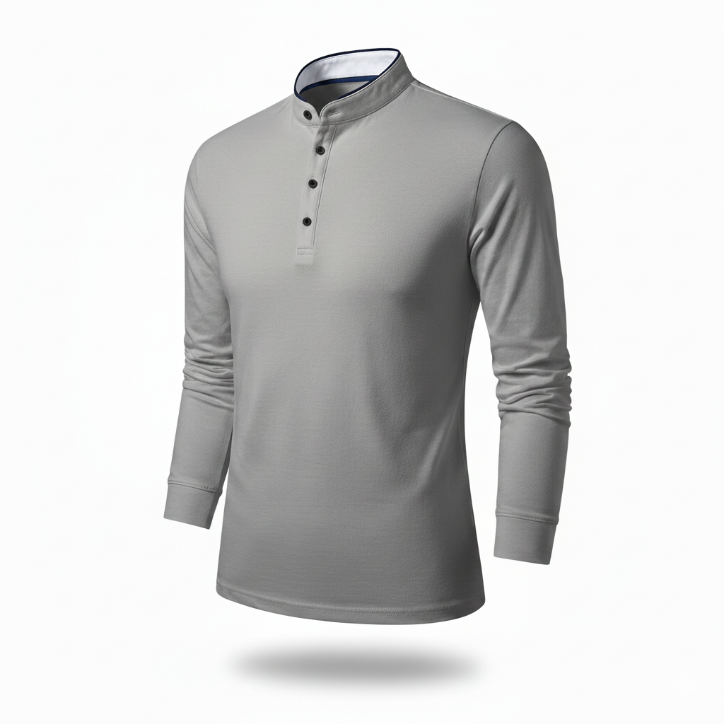 Siena – Camiseta Masculina Gola Mandarim