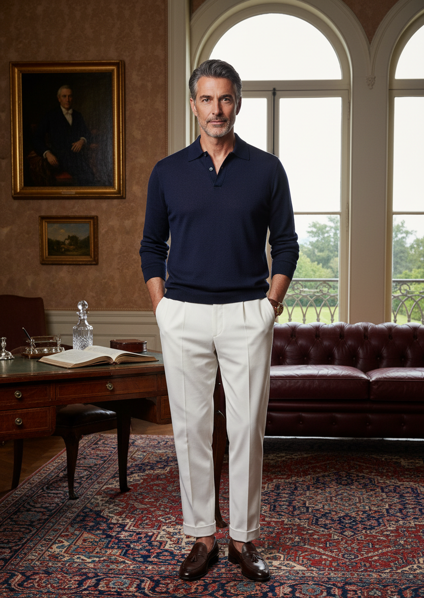 Men's Trousers Linen Veneza