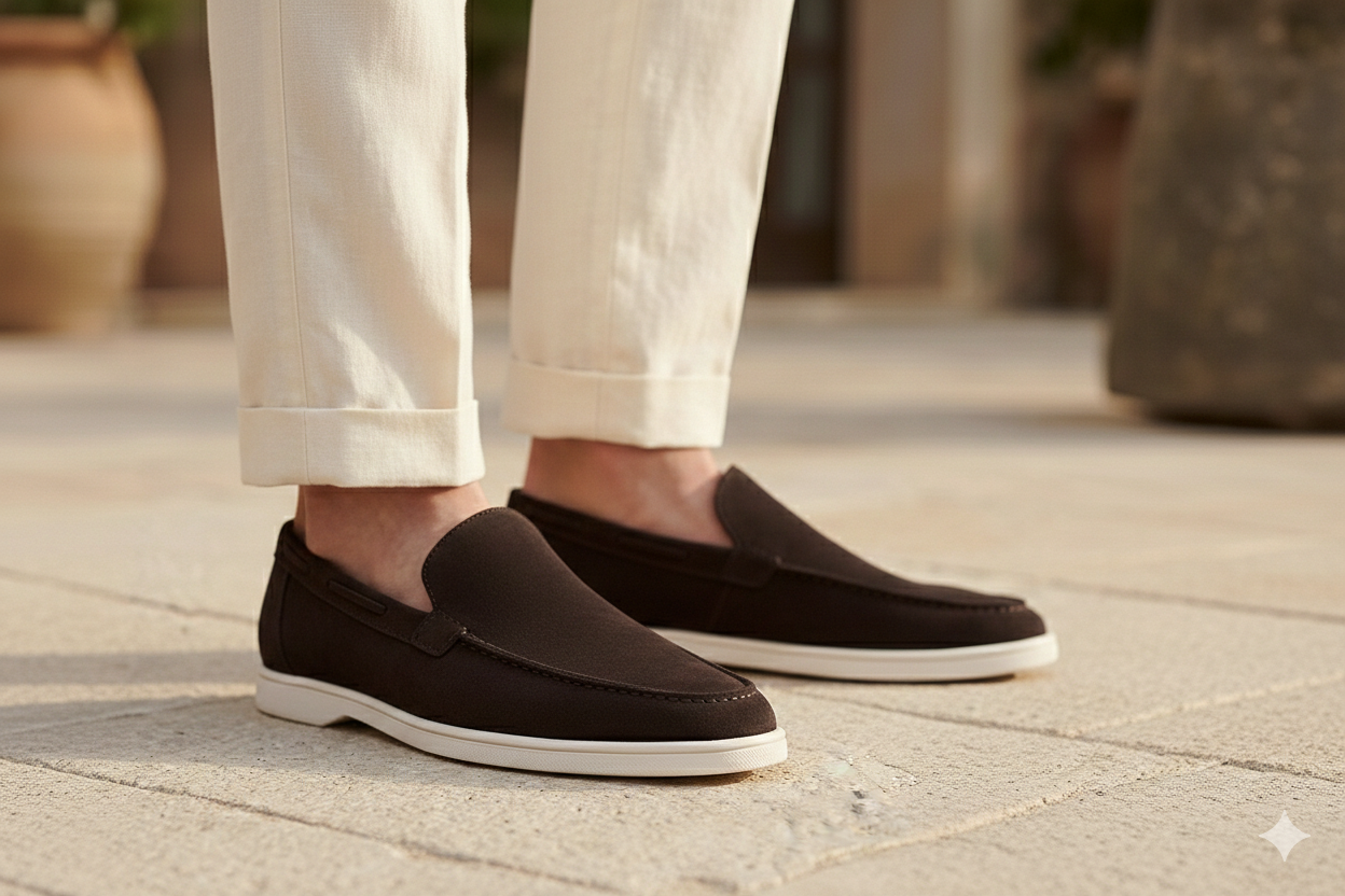 Frosted Summer Suede Men's Single Pedal