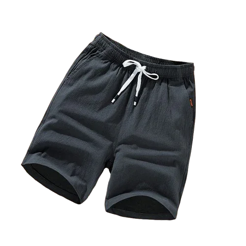 Men's Casual Linen Shorts FlowBorder