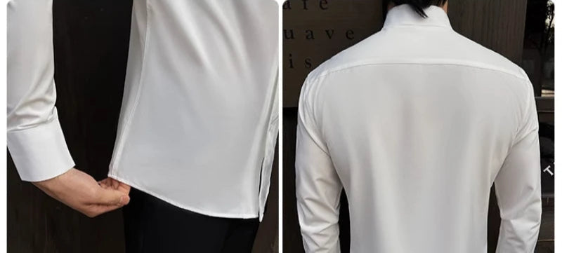 Men's Smart Casual Long Sleeve Shirt Minha loja