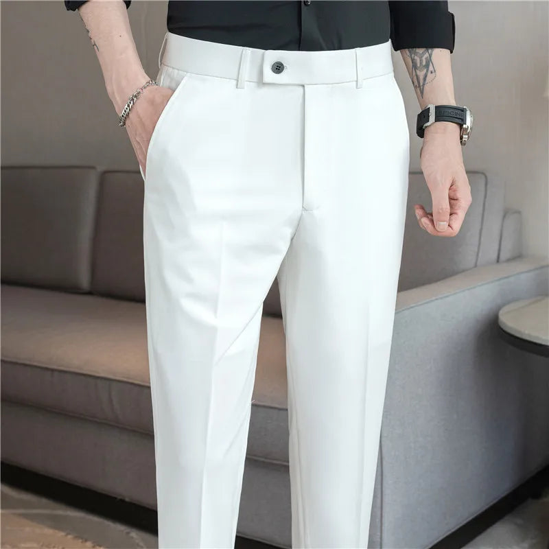 Men's Formal Suit Trousers Minha loja
