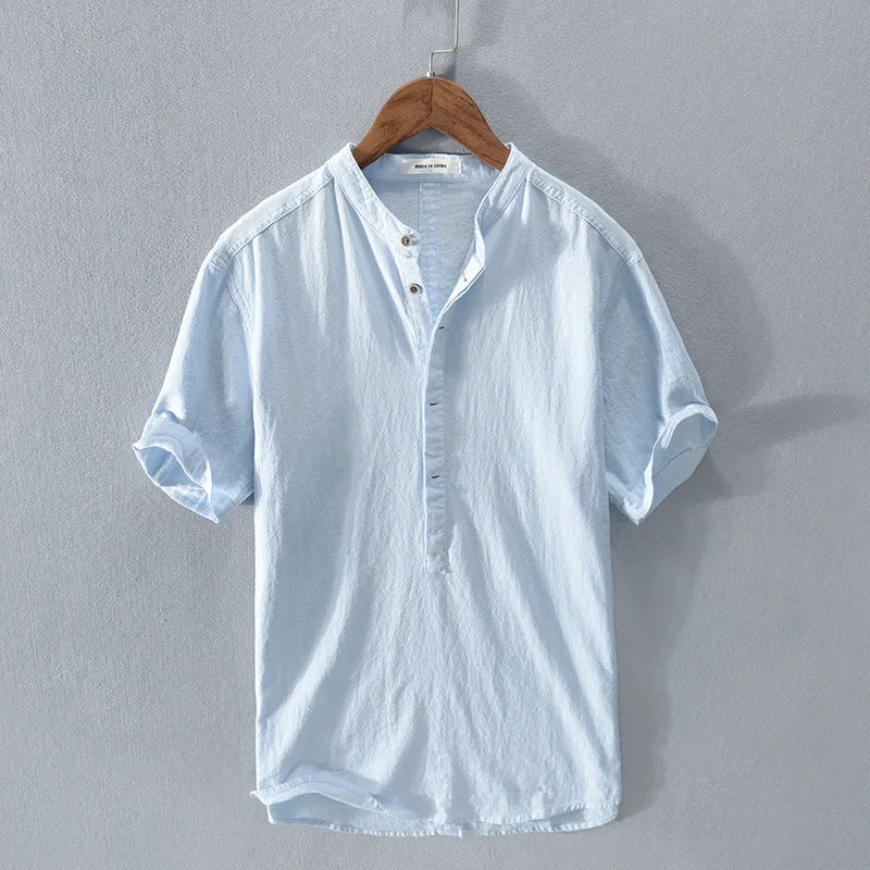 Ayrbao Linen Shirt Minha loja