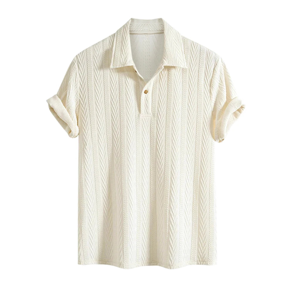 Men's Casual Stand Collar Shirt Minha loja