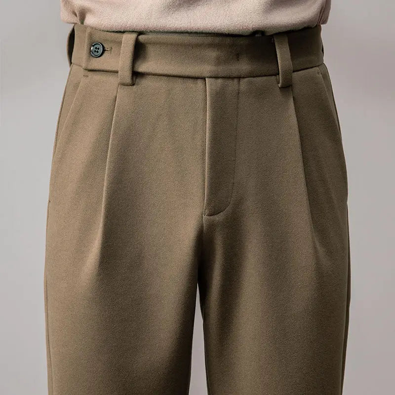 Men's Casual Broadcloth Trousers Minha loja
