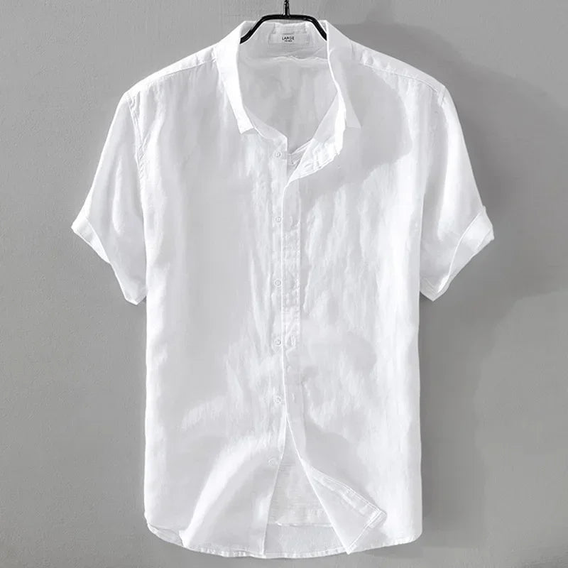 Men's Casual Pure Shirt Minha loja