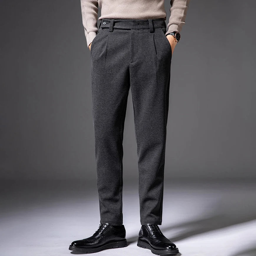 Men's Casual Broadcloth Trousers Minha loja
