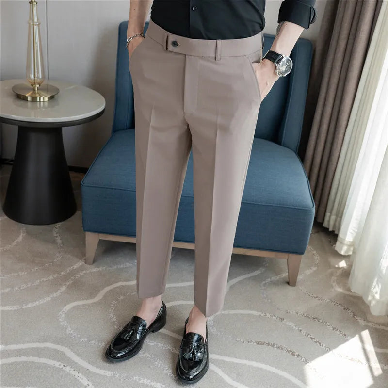 Men's Formal Suit Trousers Minha loja