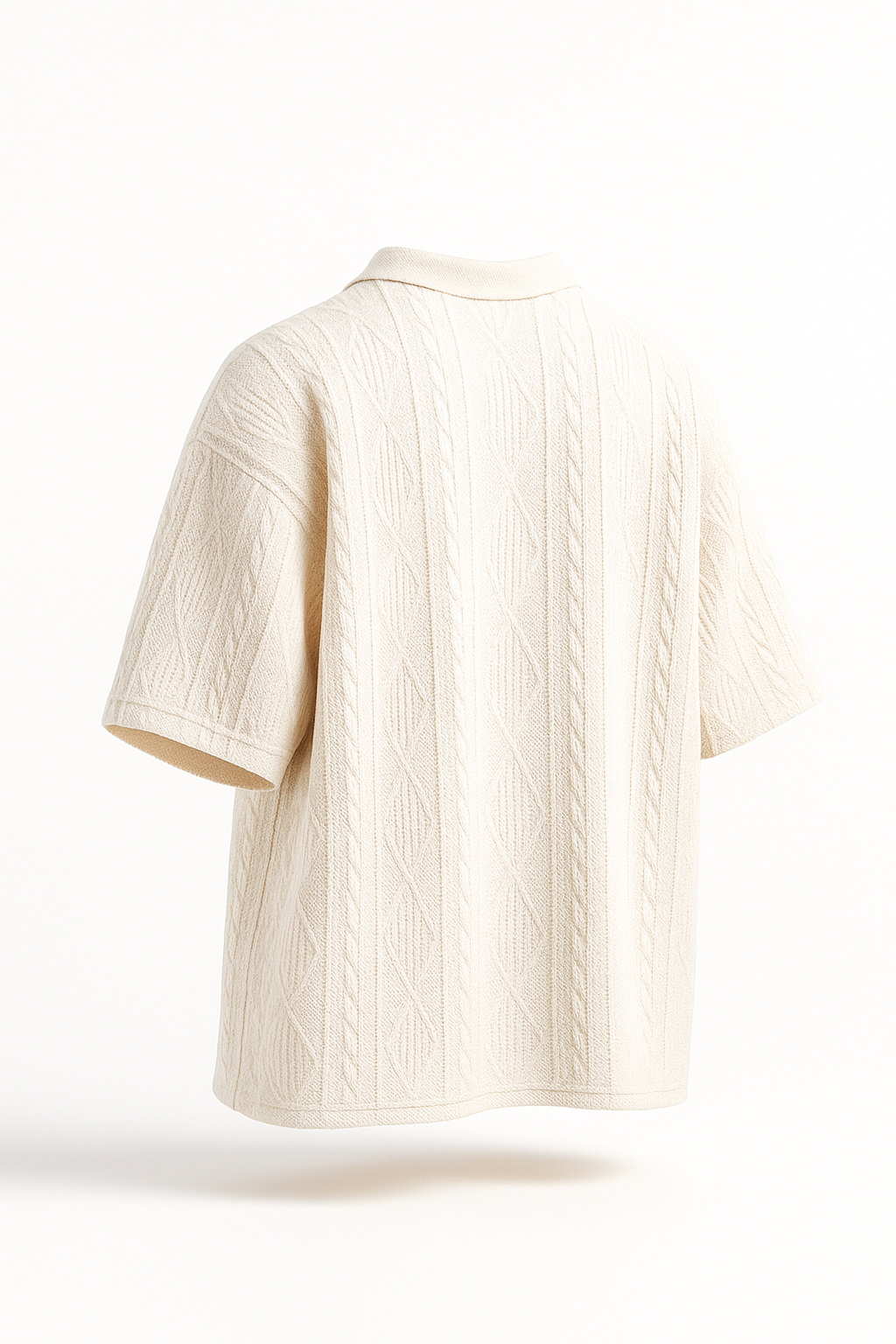 Loose Half-Sleeved Ice Silk Knitted Polo Shirt T-Shirt FFOrder