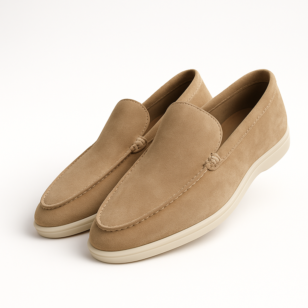Loafers men's suede casual