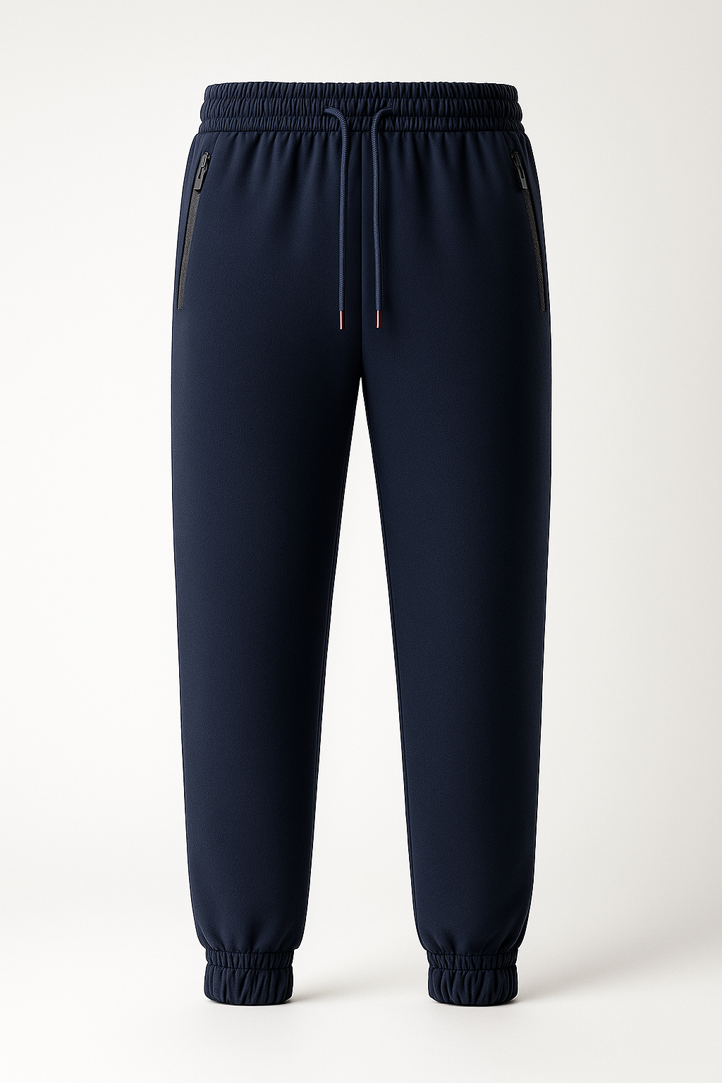 Men's Loose Fit Cotton Trousers Graphite Soft Wool