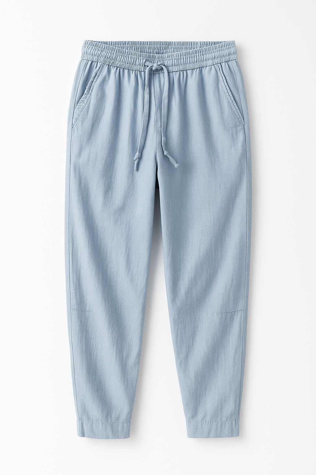 Casual Summer Men's Linen Trousers Relaxed Fit