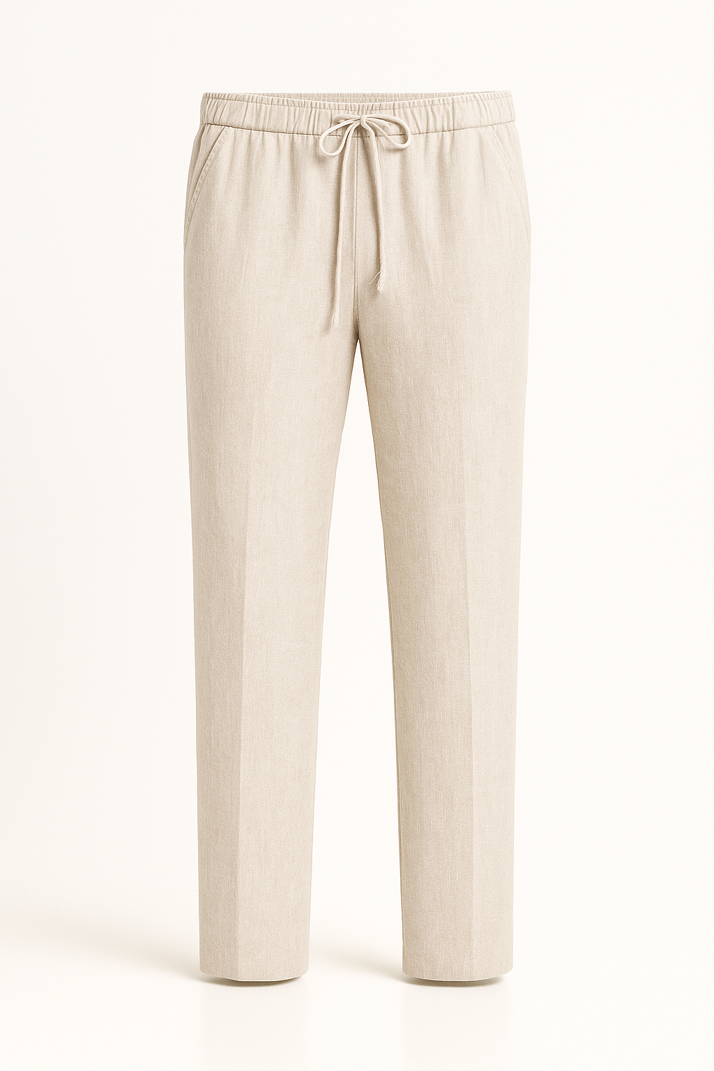 Men's Stylish Linen Trousers Slim Fit Summer Comfort