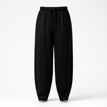 Casual Comfort Relaxed Fit Linen Wide-leg Breeches Pants