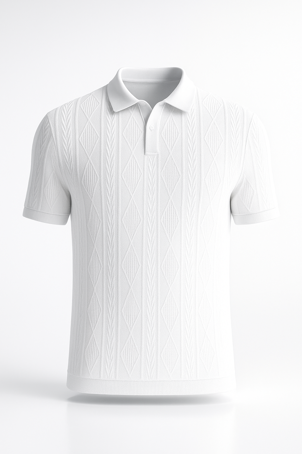 Loose Half-Sleeved Ice Silk Knitted Polo Shirt T-Shirt FFOrder
