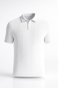 Loose Half-Sleeved Ice Silk Knitted Polo Shirt T-Shirt FFOrder