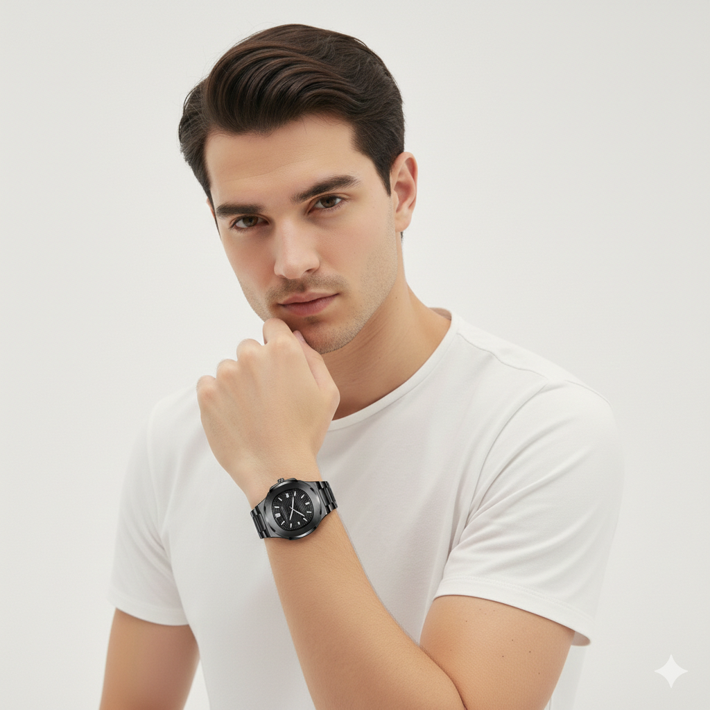 Glowproof Splashproof Timepiece Minimal Face