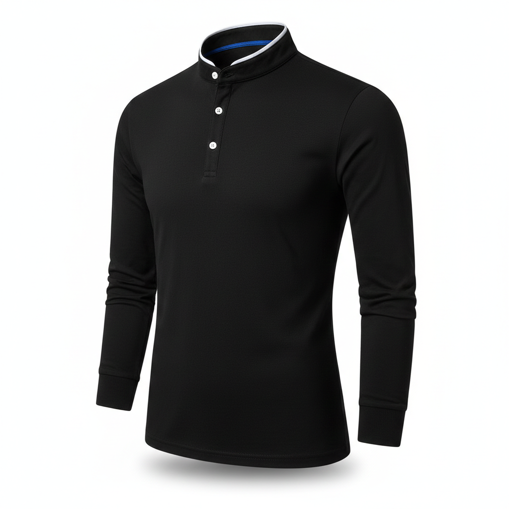 Siena – Camiseta Masculina Gola Mandarim