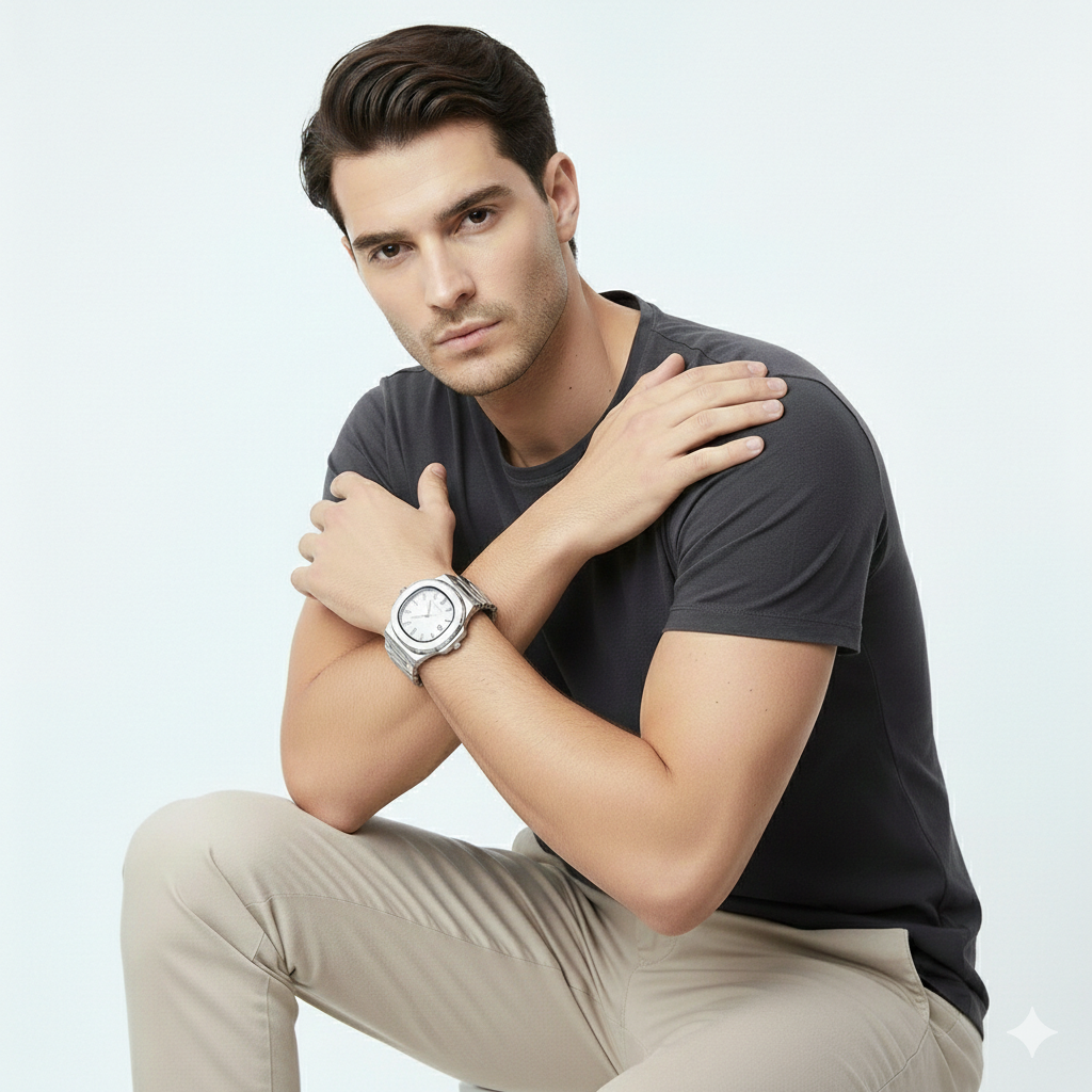 Glowproof Splashproof Timepiece Minimal Face