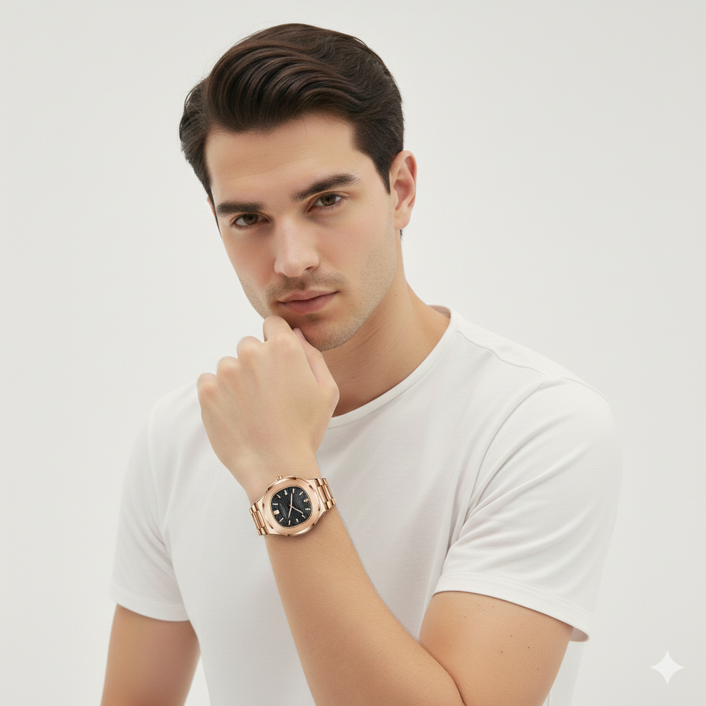 Glowproof Splashproof Timepiece Minimal Face