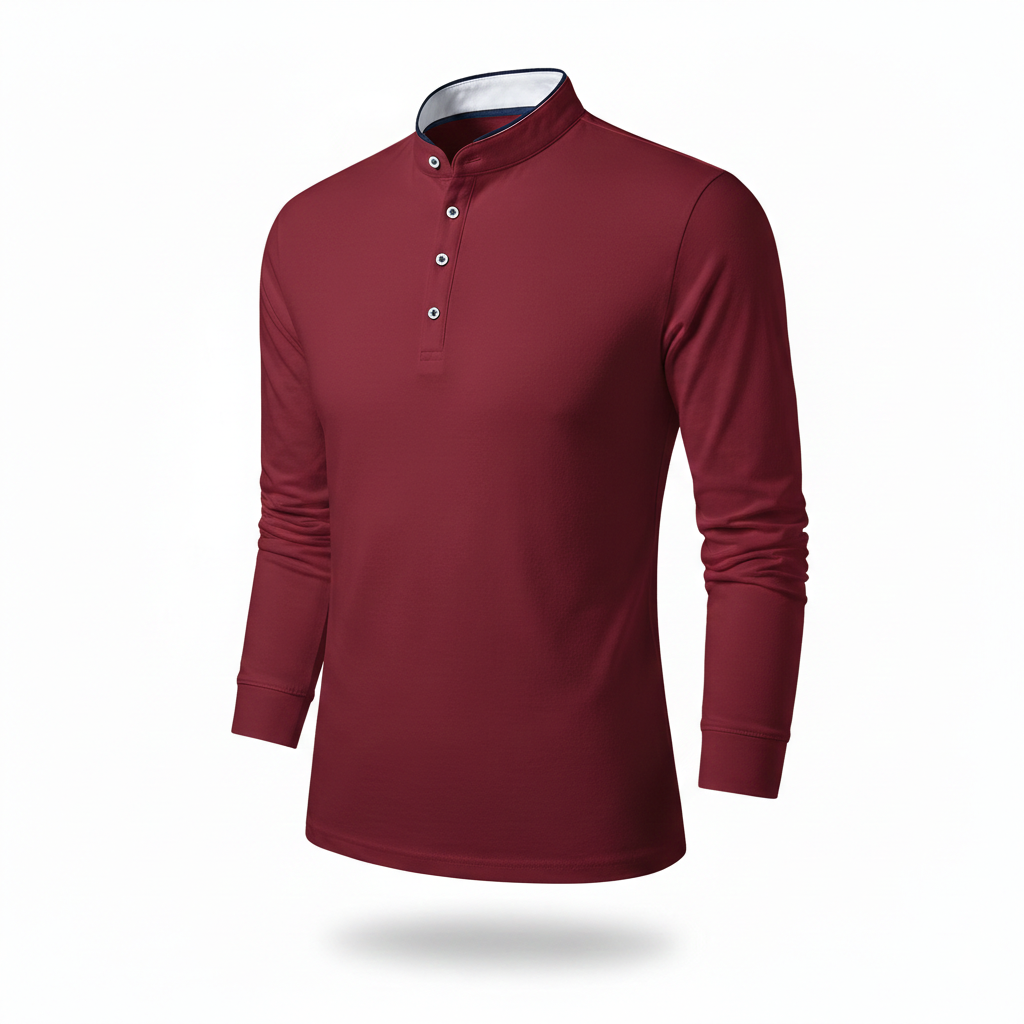 Siena – Camiseta Masculina Gola Mandarim