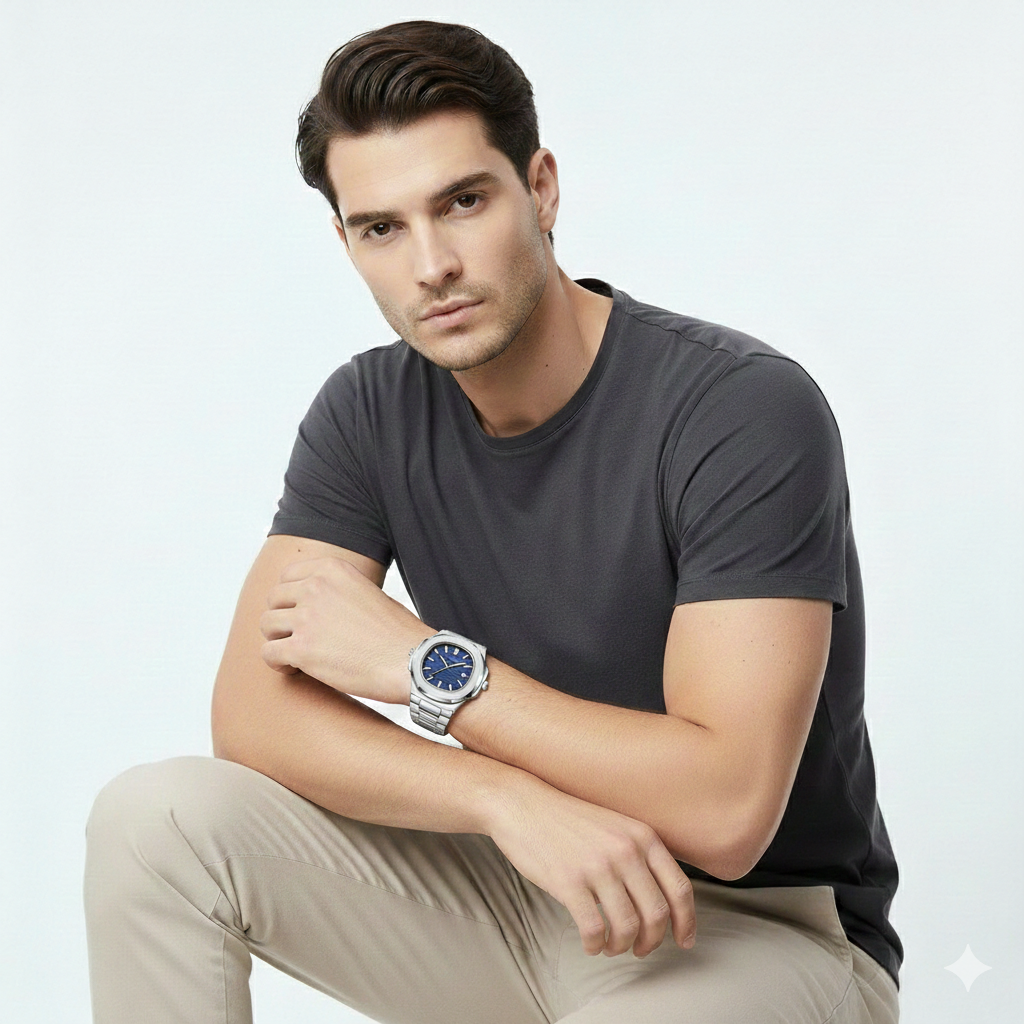 Glowproof Splashproof Timepiece Minimal Face