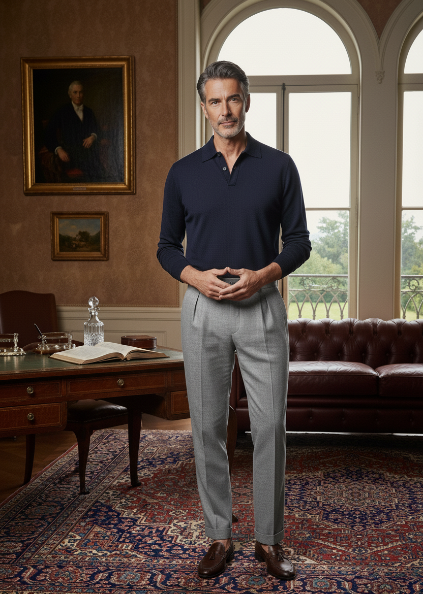 Men's Trousers Linen Veneza