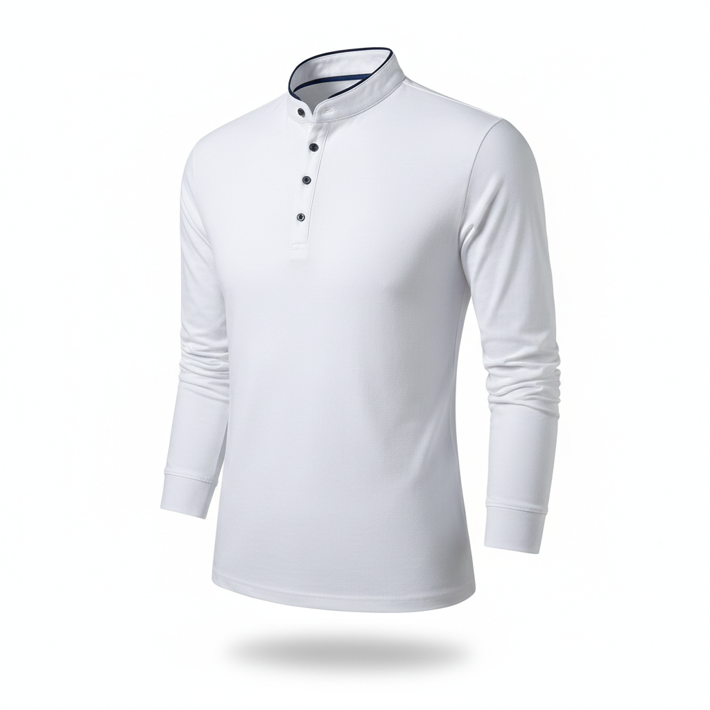 Siena – Camiseta Masculina Gola Mandarim