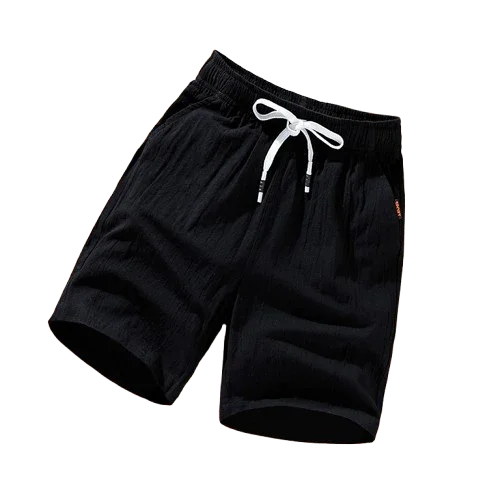 Men's Casual Linen Shorts FlowBorder