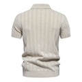 Men’s Wool Polo Sweater FlowBorder