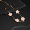 Men's Five-Leaf Flower Bracelet FlowBorder