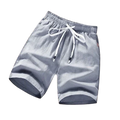 Men's Casual Linen Shorts FlowBorder