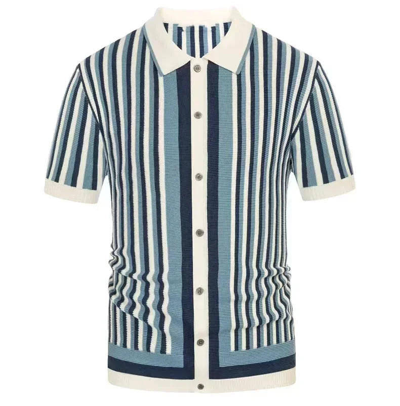 Striped Polo Contrast Minha loja