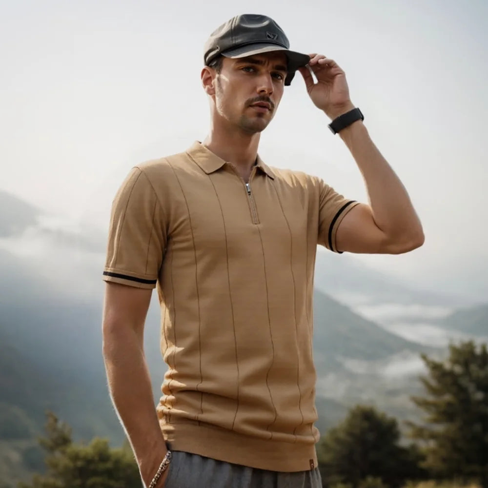 Breathable Summer Polo Minha loja