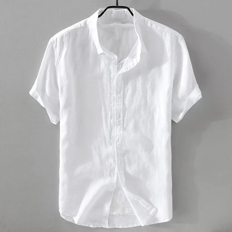 Men's Casual Pure Shirt Minha loja