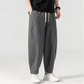 Men's Casual Cotton-Linen Trousers Minha loja