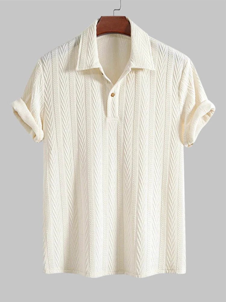 Men's Casual Stand Collar Shirt Minha loja