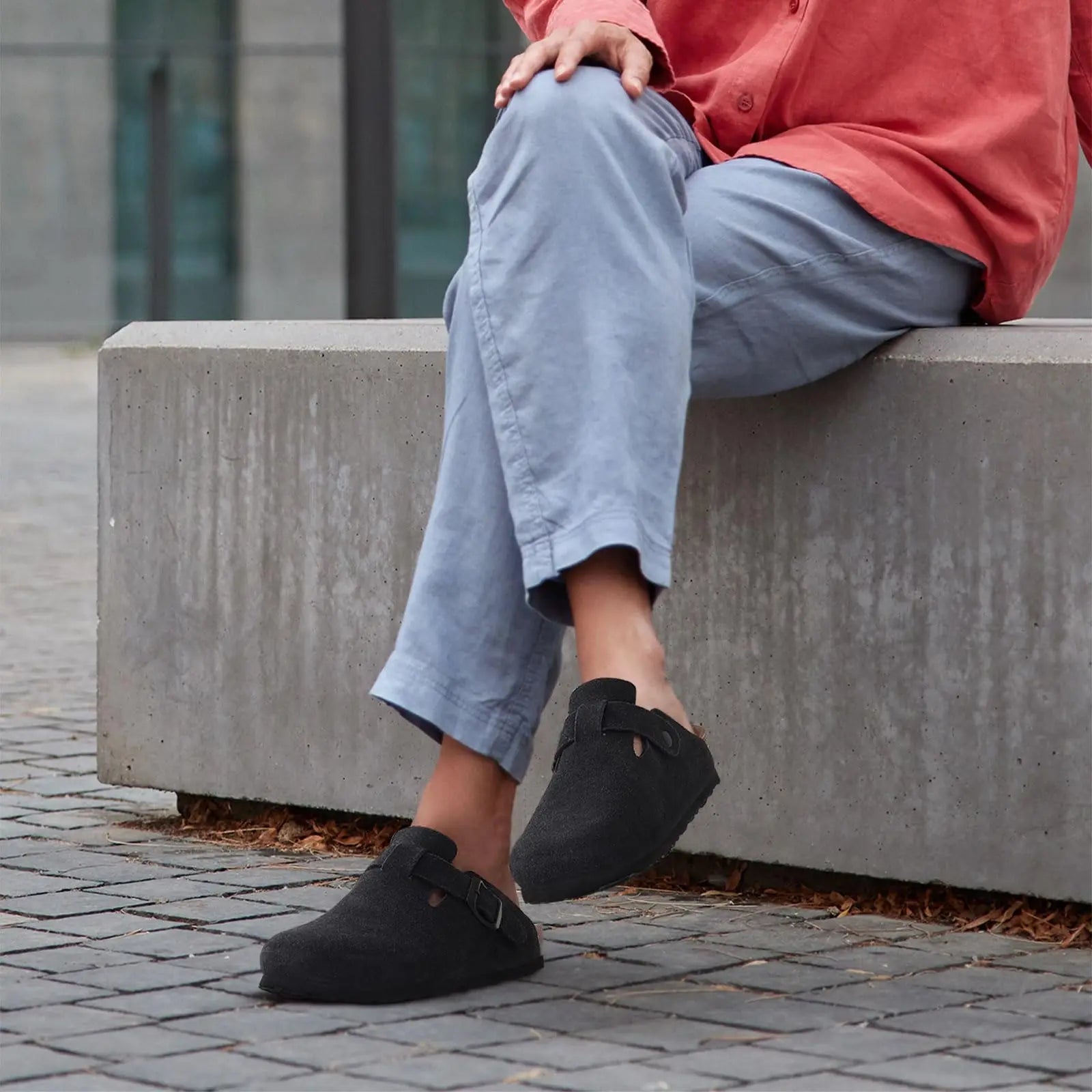 Bebealy Men’s Mules Minha loja