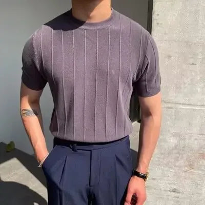 Men's Casual Knitted Summer Sweater Minha loja
