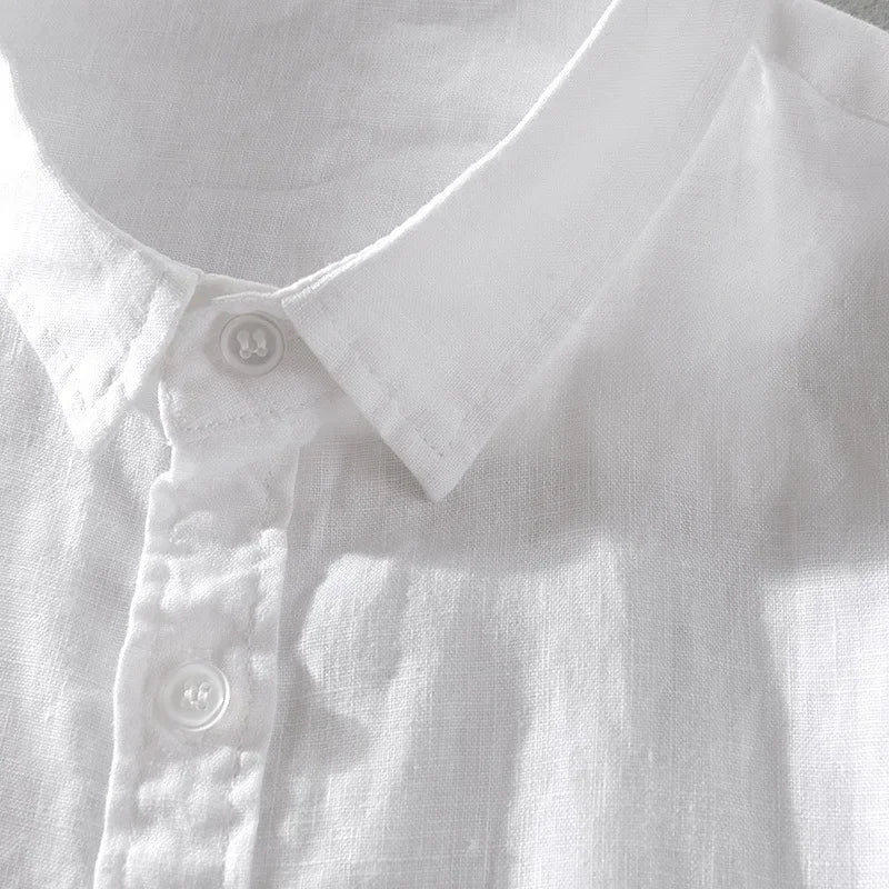 Men's Casual Pure Shirt Minha loja