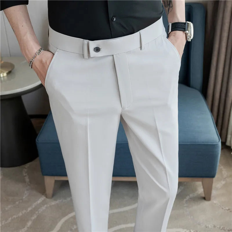 Men's Formal Suit Trousers Minha loja