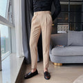 Men's Smart Casual Business Suit Trousers Minha loja