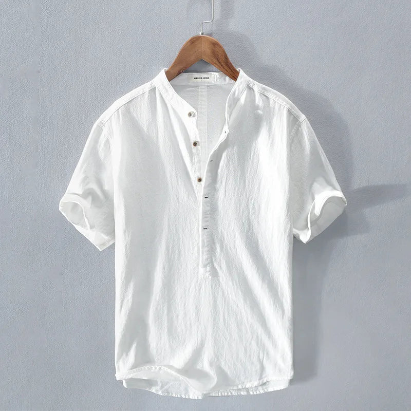 Ayrbao Linen Shirt Minha loja