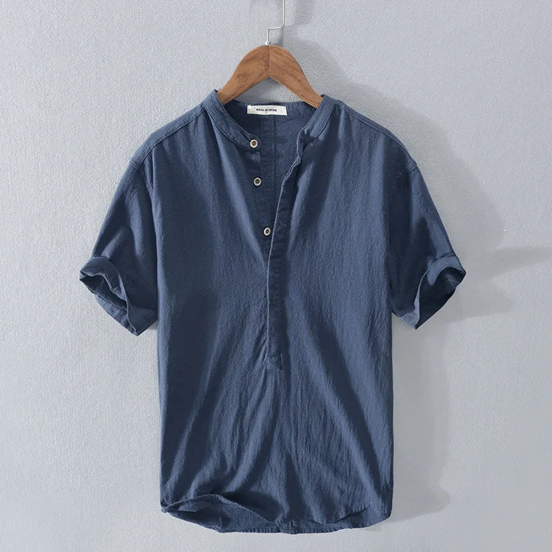 Ayrbao Linen Shirt Minha loja