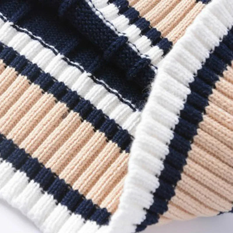 Striped Men's Sweater Vest Minha loja