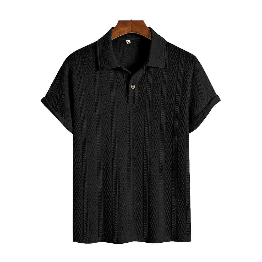 Men's Casual Stand Collar Shirt Minha loja